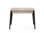 Hanah Home Dolunay - 1285 Mesa de comedor extensible Mocha ligera